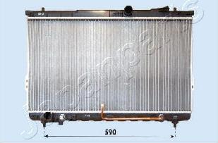 Japanparts RDA283090 - Радіатор, охолодження двигуна avtolavka.club