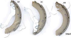 Japko 55516 - Комплект гальм, барабанний механізм avtolavka.club