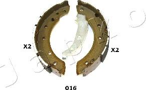 Japko 55016 - Комплект гальм, барабанний механізм avtolavka.club