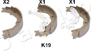 Japko 55K19 - Комплект гальм, ручник, парковка avtolavka.club