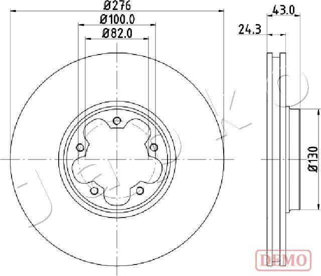 Japko 600356C - Гальмівний диск avtolavka.club