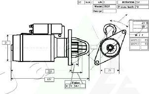 Japko 3C959 - Стартер avtolavka.club