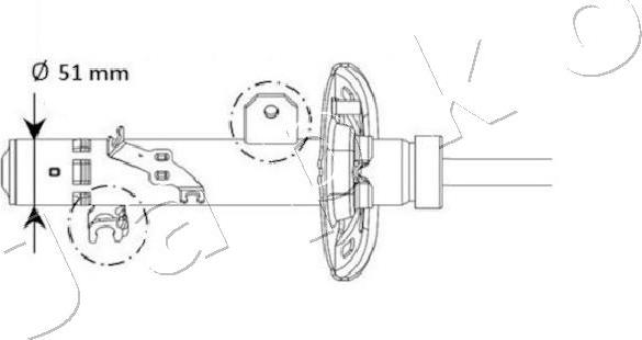 Japko MJ01131 - Амортизатор avtolavka.club