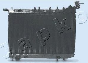 Japko RDA212550 - Радіатор, охолодження двигуна avtolavka.club