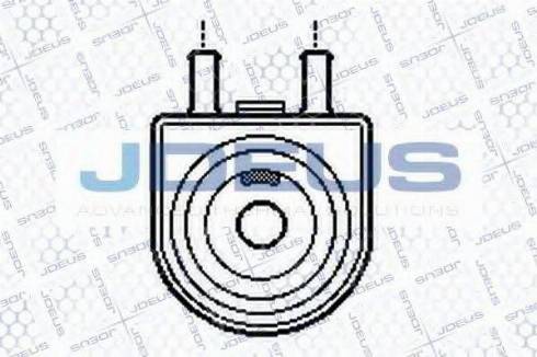 Jdeus 407M21 - Масляний радіатор, рухове масло avtolavka.club