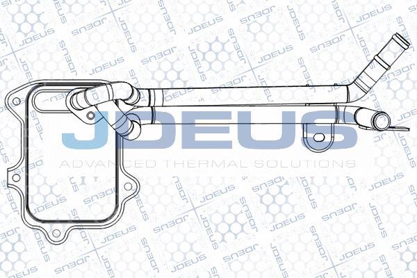 Jdeus 425M29A - Масляний радіатор, рухове масло avtolavka.club