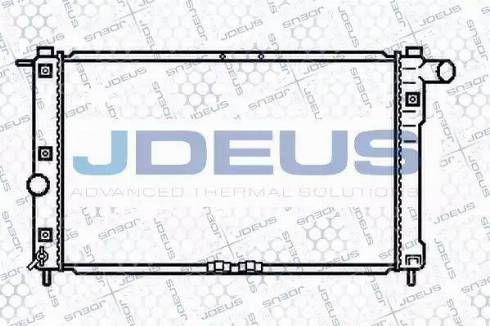 Jdeus 056M02 - Радіатор, охолодження двигуна avtolavka.club