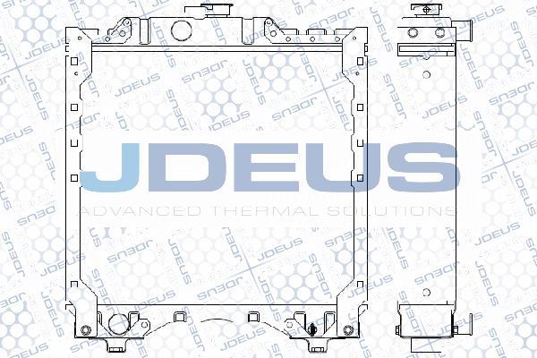 Jdeus 060M06 - Радіатор, охолодження двигуна avtolavka.club