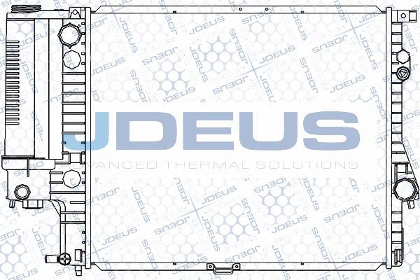 Jdeus 005M58 - Радіатор, охолодження двигуна avtolavka.club