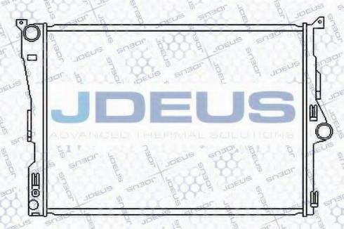 Jdeus 005M15 - Радіатор, охолодження двигуна avtolavka.club