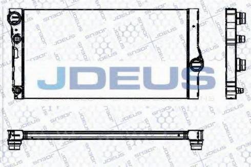Jdeus 005M31 - Радіатор, охолодження двигуна avtolavka.club