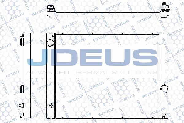 Jdeus 005M28 - Радіатор, охолодження двигуна avtolavka.club