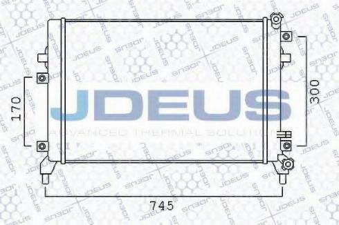 Jdeus 001M30 - Низькотемпературний охолоджувач, інтеркулер avtolavka.club