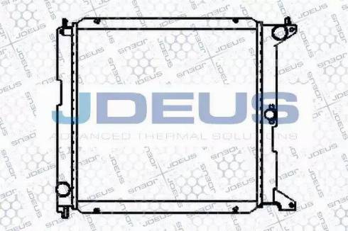 Jdeus 002M06 - Радіатор, охолодження двигуна avtolavka.club