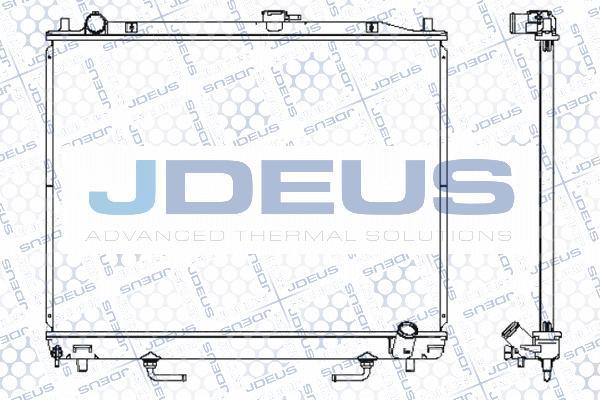 Jdeus 018M42 - Радіатор, охолодження двигуна avtolavka.club