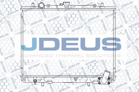 Jdeus 018M30B - Радіатор, охолодження двигуна avtolavka.club