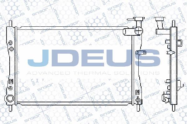 Jdeus 018M38 - Радіатор, охолодження двигуна avtolavka.club