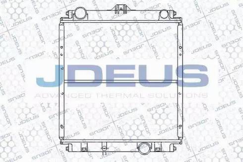 Jdeus 018M33 - Радіатор, охолодження двигуна avtolavka.club