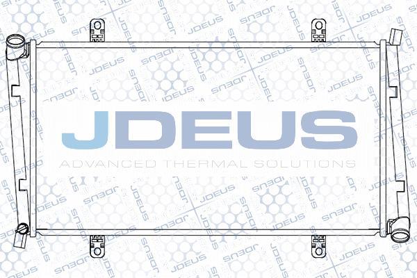 Jdeus 018M37 - Радіатор, охолодження двигуна avtolavka.club