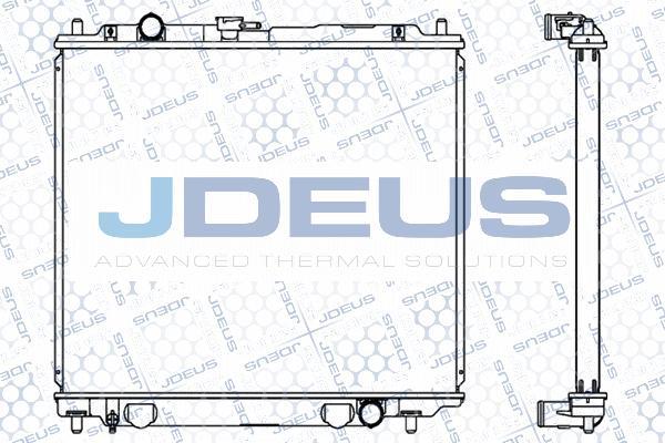 Jdeus 018M26 - Радіатор, охолодження двигуна avtolavka.club