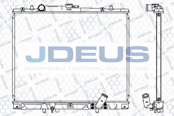 Jdeus 018M20 - Радіатор, охолодження двигуна avtolavka.club