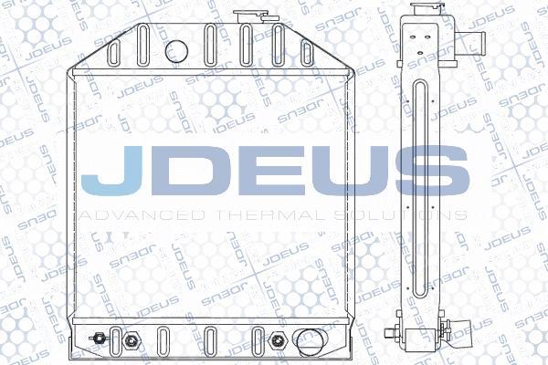 Jdeus 012M01 - Радіатор, охолодження двигуна avtolavka.club
