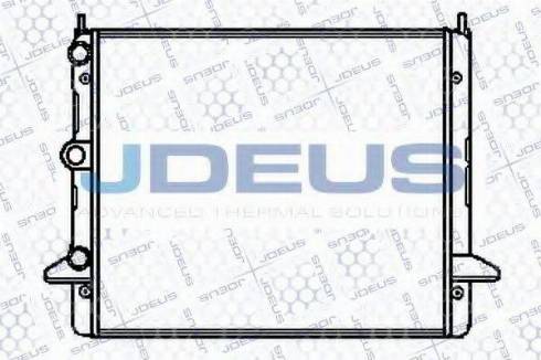 Jdeus 012V08 - Радіатор, охолодження двигуна avtolavka.club