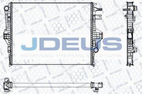 Jdeus 030M56 - Радіатор, охолодження двигуна avtolavka.club