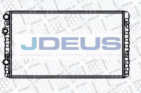 Jdeus 030V39 - Радіатор, охолодження двигуна avtolavka.club