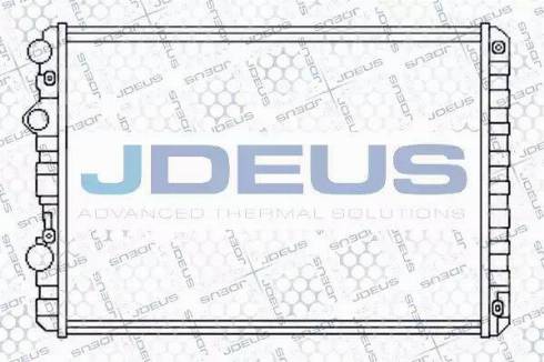 Jdeus 030V38 - Радіатор, охолодження двигуна avtolavka.club