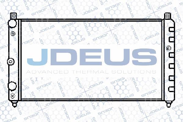 Jdeus 038M01 - Радіатор, охолодження двигуна avtolavka.club