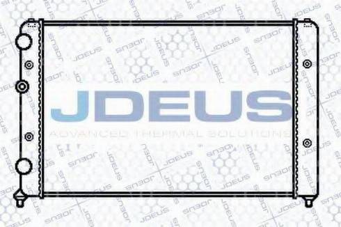 Jdeus 025M18 - Радіатор, охолодження двигуна avtolavka.club