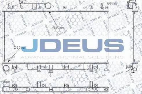 Jdeus 026M05 - Радіатор, охолодження двигуна avtolavka.club