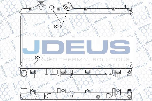 Jdeus 026M06 - Радіатор, охолодження двигуна avtolavka.club