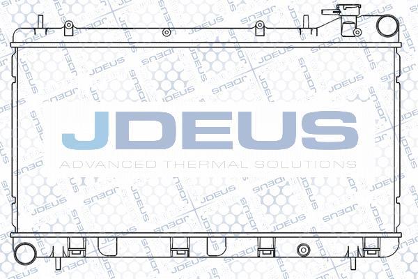 Jdeus 026M02 - Радіатор, охолодження двигуна avtolavka.club