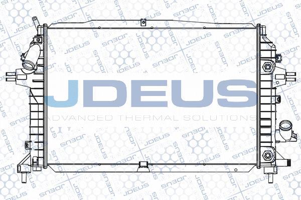 Jdeus 020M62 - Радіатор, охолодження двигуна avtolavka.club