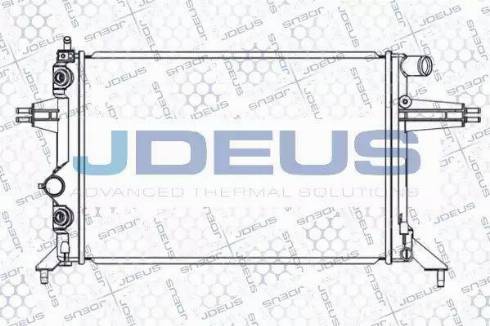 Jdeus 020M29 - Радіатор, охолодження двигуна avtolavka.club