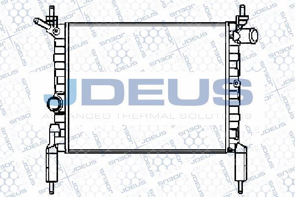 Jdeus 020V13 - Радіатор, охолодження двигуна avtolavka.club