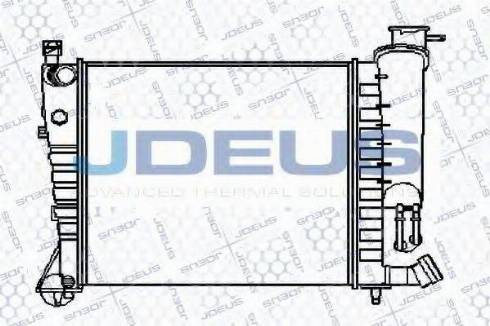 Jdeus 021B21 - Радіатор, охолодження двигуна avtolavka.club