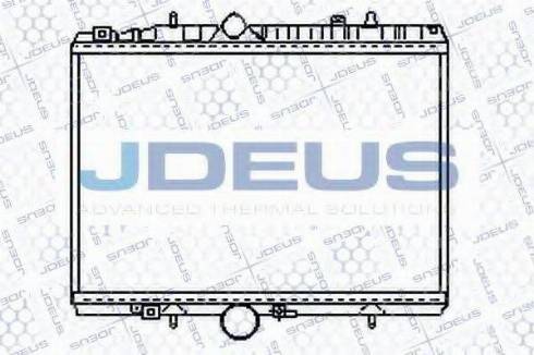 Jdeus 021M38 - Радіатор, охолодження двигуна avtolavka.club