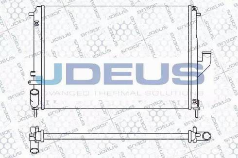 Jdeus 023M56 - Радіатор, охолодження двигуна avtolavka.club