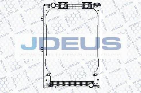 Jdeus 115M08 - Радіатор, охолодження двигуна avtolavka.club