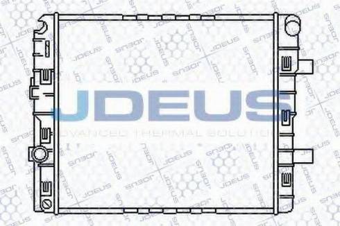Jdeus 117M49 - Радіатор, охолодження двигуна avtolavka.club