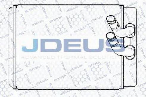 Jdeus 254M04 - Теплообмінник, опалення салону avtolavka.club