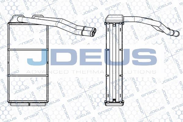 Jdeus 202M15 - Теплообмінник, опалення салону avtolavka.club