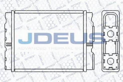 Jdeus 219M22 - Теплообмінник, опалення салону avtolavka.club