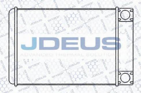 Jdeus 217M42 - Теплообмінник, опалення салону avtolavka.club
