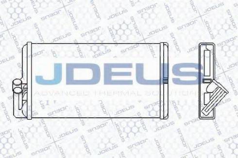 Jdeus 217M06 - Теплообмінник, опалення салону avtolavka.club