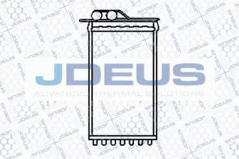 Jdeus 225B07 - Теплообмінник, опалення салону avtolavka.club