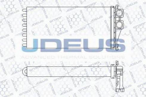 Jdeus 221M42 - Теплообмінник, опалення салону avtolavka.club